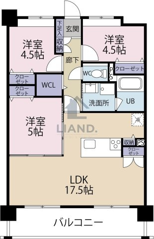 エアポート博多ワード　席田小学校区の間取り|エアポート博多ワード