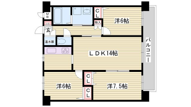 マノワールの間取り