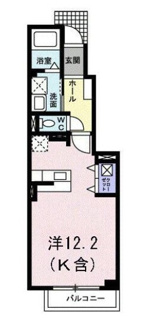 【間取り】 | ペニーレインＢ | 間取りです。