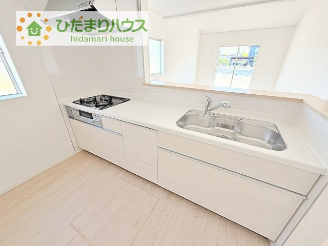 【キッチン】 | 常総市本石下第12　新築戸建　7号棟 | 料理をしながらでも、ご家族との会話を楽しめる対面式キッチン♪