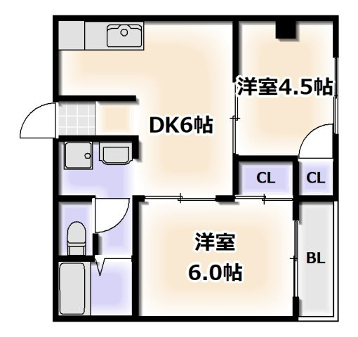 【間取り】 | グランソシエ大正