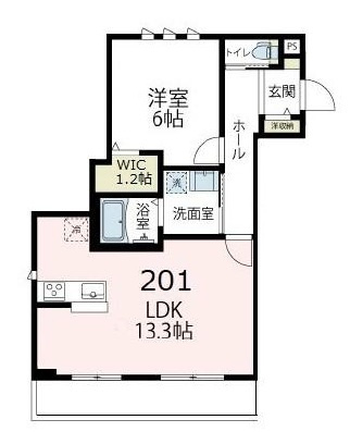 ベラルーチェの間取り|間取りです。