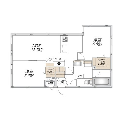 Ｂｅｌｌａ　ｃａｓａの間取り
