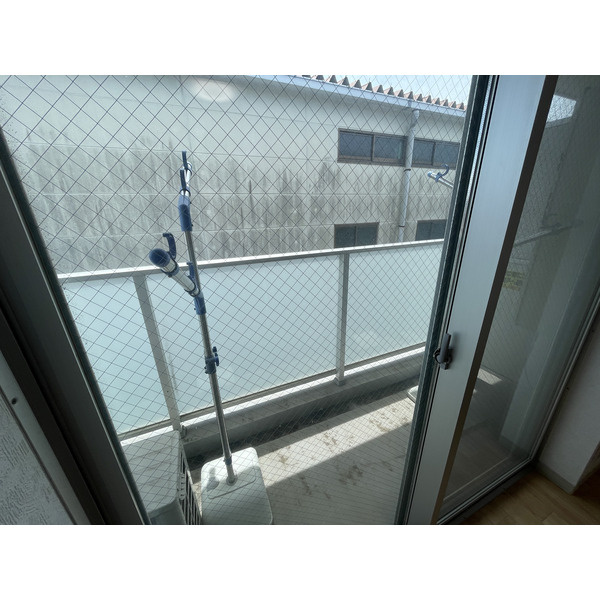 山王町マンションのバルコニー