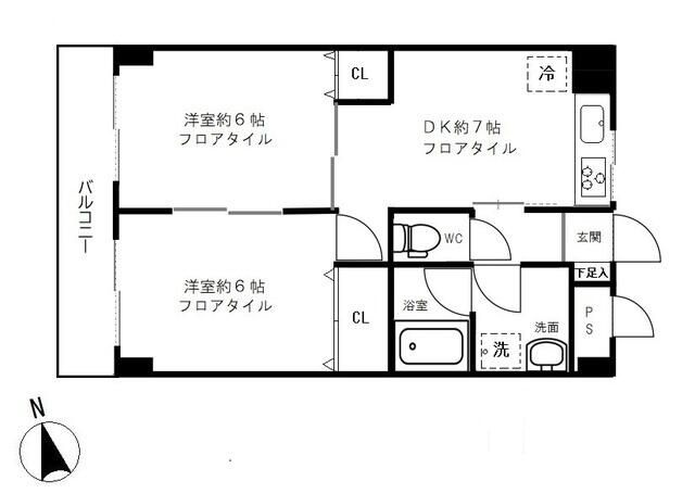 湯島台レジデンスの間取り
