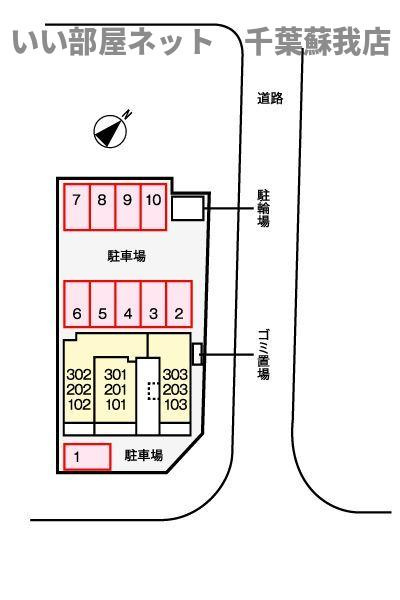 マイ　フェア　レディの区画図