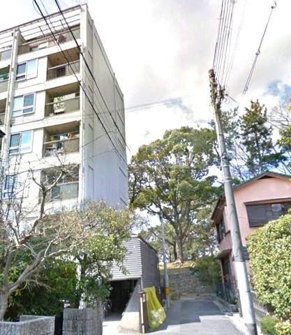 香櫨園第2コーポラスの外観|静かで緑豊かな住宅地です。
