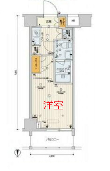 【間取り】 | スカイコート品川パークサイドⅡ