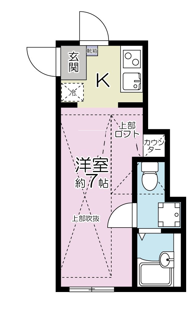 ラビアン志村 の間取り|間取りです。