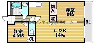 【間取り】 | フリーディオ住道