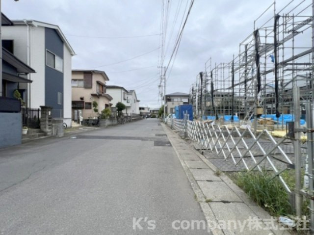 ◎茅ヶ崎市甘沼　新築戸建　1号棟の前面道路含む現地写真|2026.9.19撮影◇