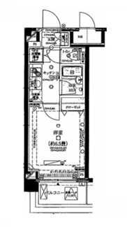 【間取り】 | パレステュディオ品川不動前 | 間取りです。