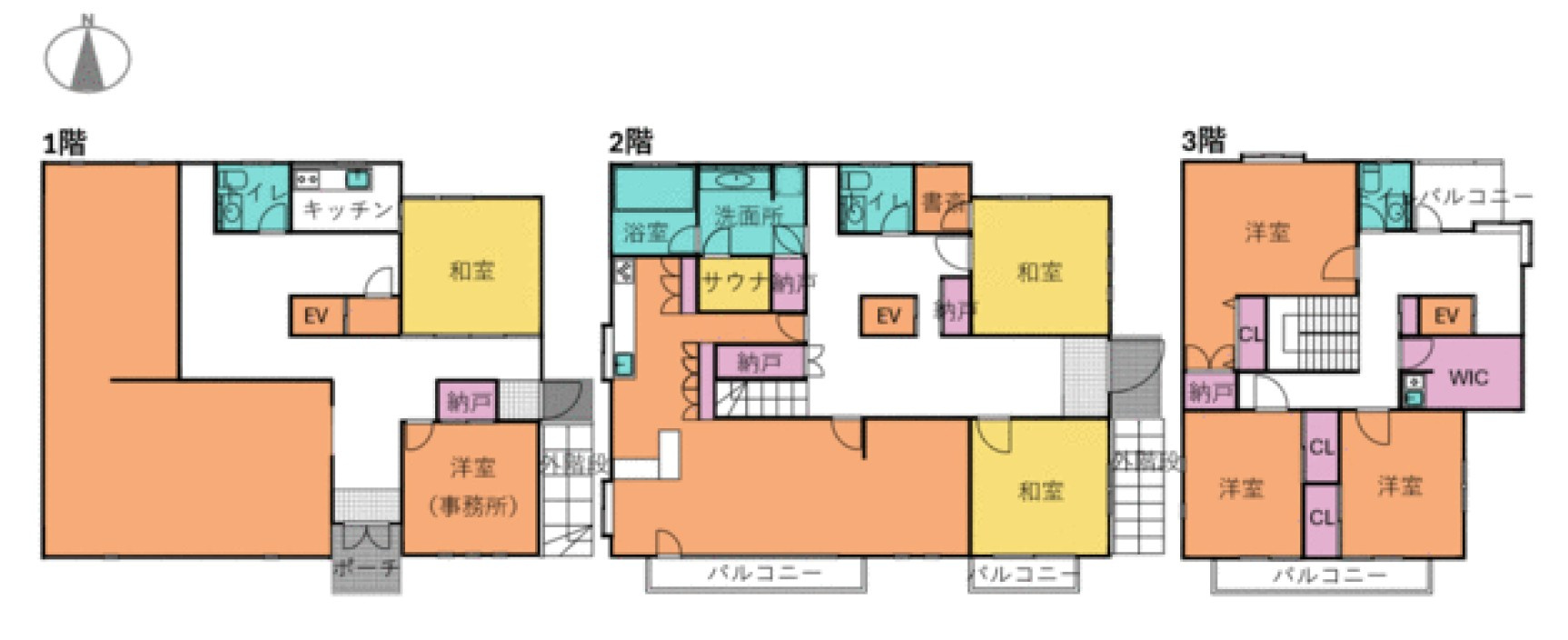 【中古戸建】高崎市剣崎町の間取り|■間取り図｜427.56（約129.33坪）　建物面積：368.08（約111.34坪）