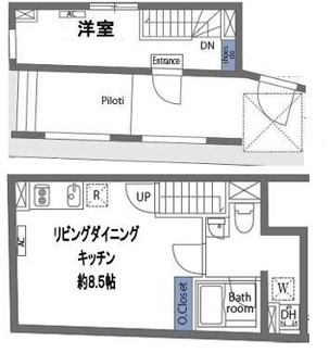 【間取り】 | アレッタ笹塚 | 間取りです。