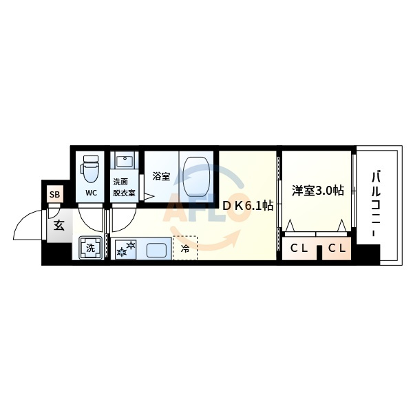 Dimora難波の間取り|Dimora難波　間取り