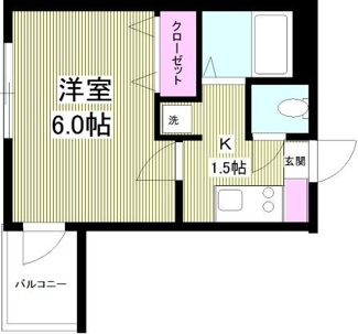 【間取り】 | モンシャトー中野・新井館 | 間取りです。