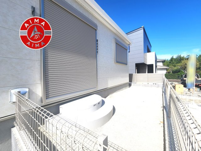 福岡市西区生松台1丁目第1-2棟（1号棟）の庭|お庭で自由な時間を過ごせます。