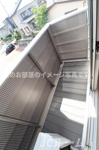 プルーリオン　F棟のバルコニー