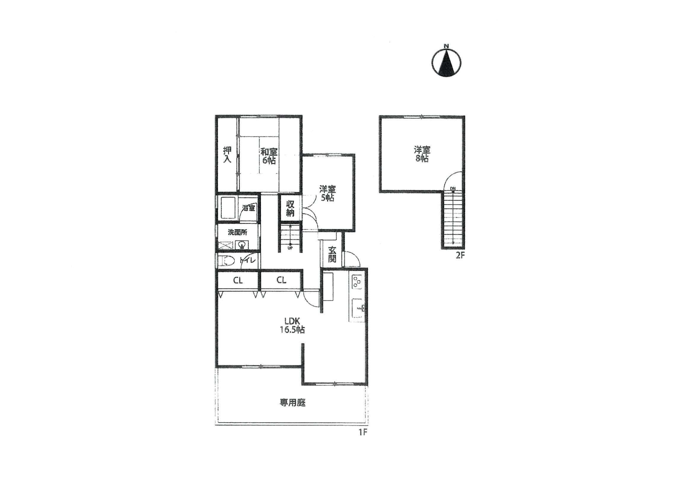 赤坂台B住宅14号棟の間取り|3LDK