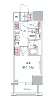 【間取り】 | プレジリア東日本橋 | 間取りです。