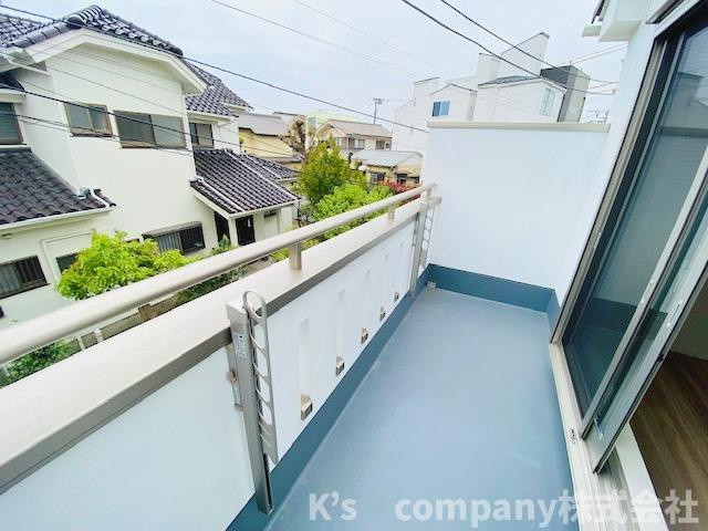 ◎茅ヶ崎市甘沼　新築戸建　2号棟のバルコニー|同施工例◇