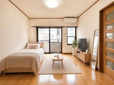 【居間・リビング】 | サニーテラス | ★別部屋参照★
家具の配置はイメージです♪