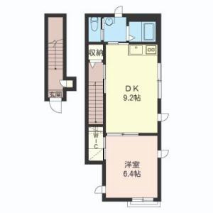 サザンカの間取り|角部屋のため窓が多く通風良好