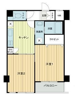 【間取り】 | セントヒルズ落合 | 間取りです。