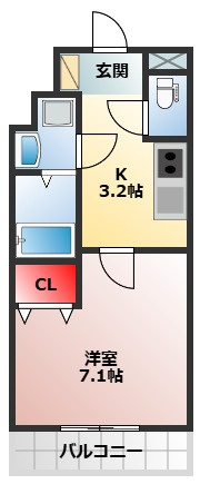 【間取り】 | フィアスコート白鷺駅前