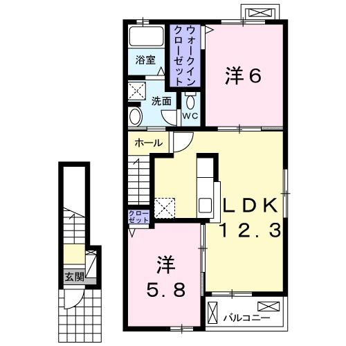 クラリスの間取り