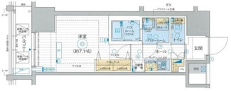 【間取り】 | エステムプラザTOKYO RISE | 間取りです。