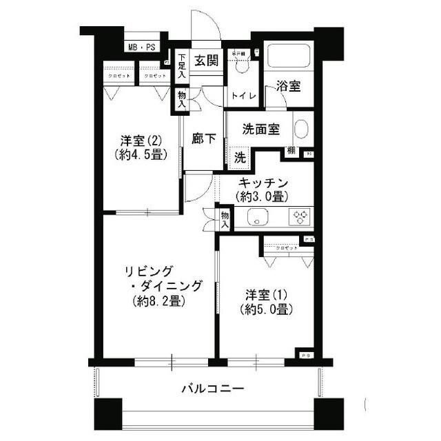 クリオ文京小石川の間取り