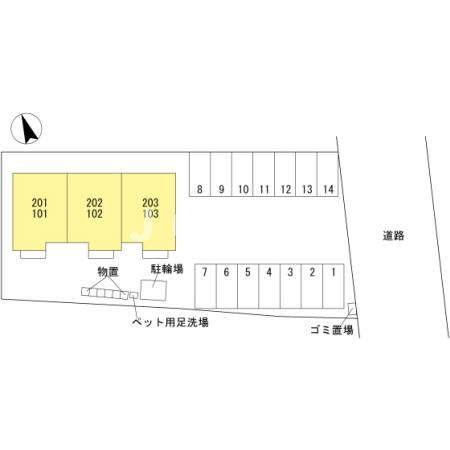 メゾン プランタンの区画図
