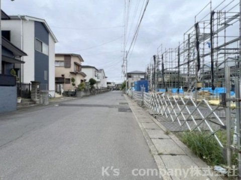 ◎茅ヶ崎市甘沼　新築戸建　3号棟の前面道路含む現地写真|2026.9.19撮影◇