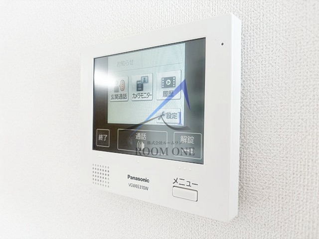 アゼリアガルテン上用賀のセキュリティ|モニター付インターホンです。