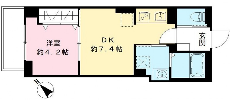 ラ　フレーズの間取り