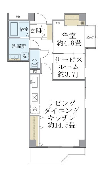 ＩＳＭ常盤の間取り