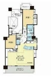 【間取り】 | ライオンズステージ南浦和 | 間取りです。