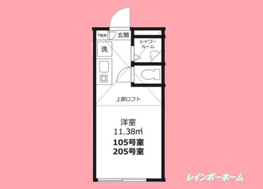 ファイルヒェン平井の間取り
