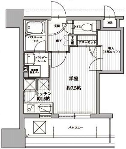 新品家具付きマンション長浜2(KaGood福岡)の間取り|※間取りと異なる場合は現状を優先します。