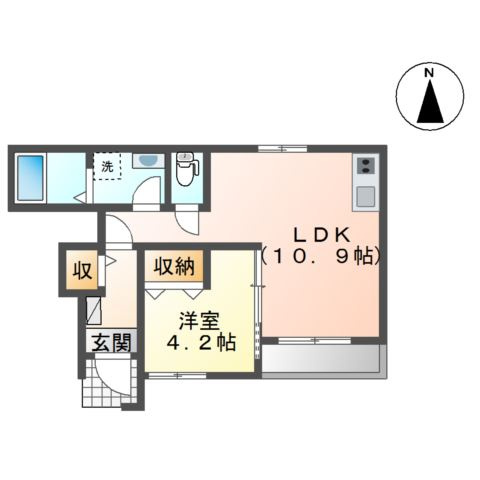 ＡＤＥＬＡＮＴＥの間取り