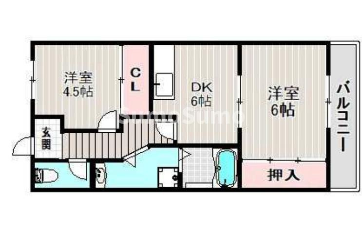 平井マンションの間取り
