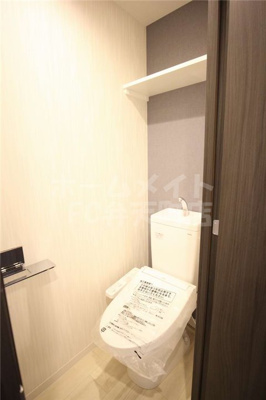 【トイレ】 | セオリー大阪ルチア | 落ち着いた色調のトイレです