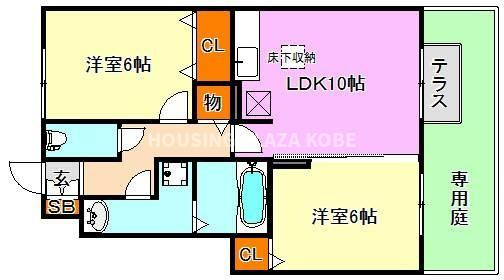 セブンアムールの間取り