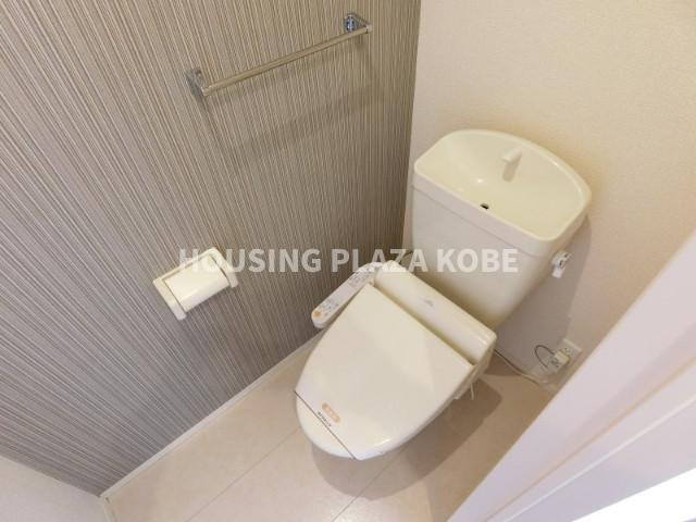 ソレーユ・コートのトイレ|ウォシュレットトイレです。