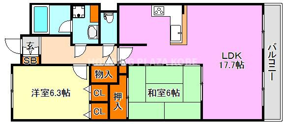 カルム学園緑が丘の間取り