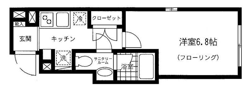 グリーンノア白金  の間取り|間取りです。
