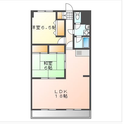 【間取り】 | コスモハイツ関