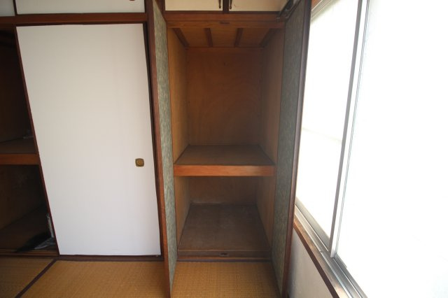 是利アパートの収納