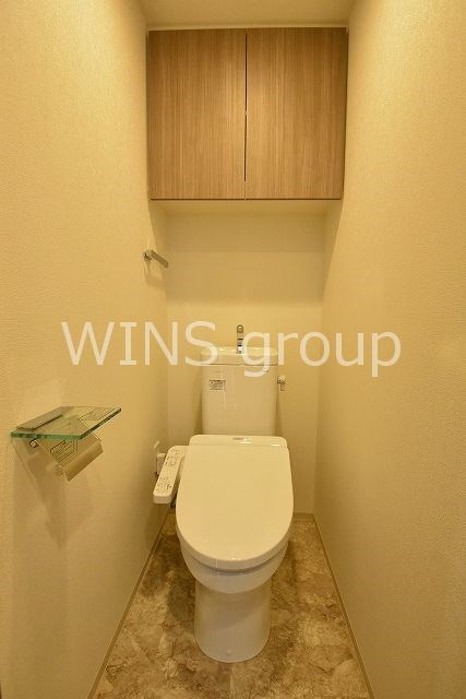 世田谷区経堂２丁目の賃貸マンションのトイレ